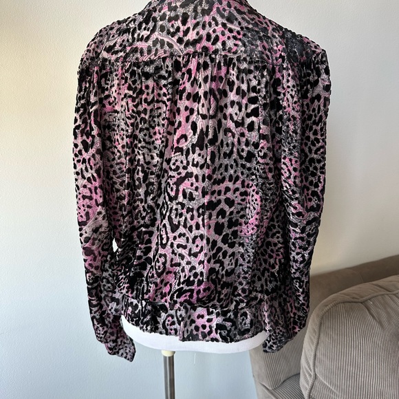 NWT ZADIG & VOLTAIRE Tori Velours Devore Tunic Size M - Picture 4 of 6